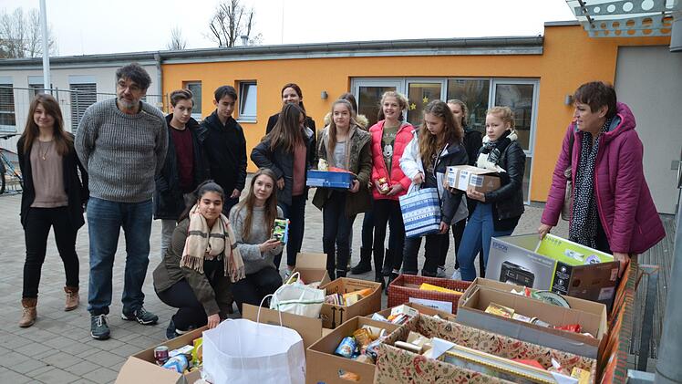 Gemeinsame Spendenaktion mit der Realschule