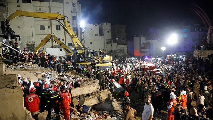 Wohnhaus im Libanon eingest&uuml;rzt