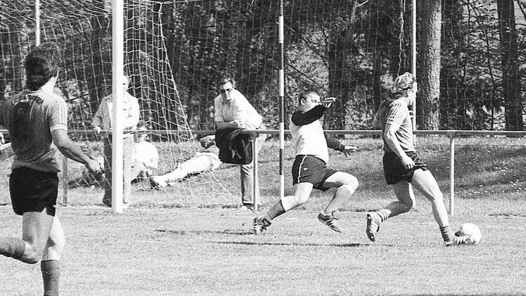 Szene aus dem Spiel des FC Reichenbach gegen den TSV Wonfurt (3:1).