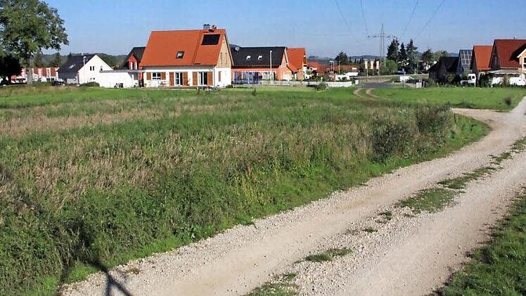 Auf diesem Areal am Ebensfelder Friedhof, zwischen Prächtinger Straße und Balthasar-Neumann- und Dientzenhoferstraße wird das Baugebiet "Am Eidig" entstehen. Ziel ist, dass erste Häuser im Herbst 2016, spätestens im Frühjahr 2017, hier gebaut werden können. Foto: Matthias Einwag