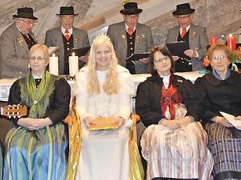 Szene aus der Fränkischen Weihnacht in der Frankenwaldklinik Foto: eh