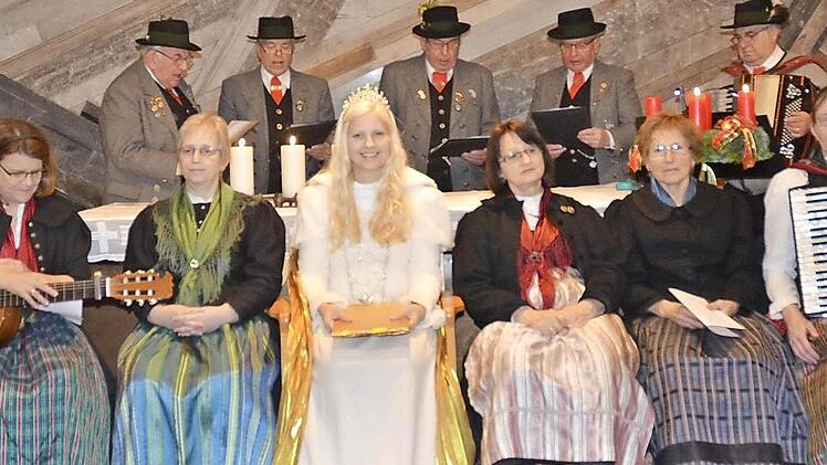Szene aus der Fränkischen Weihnacht in der Frankenwaldklinik Foto: eh