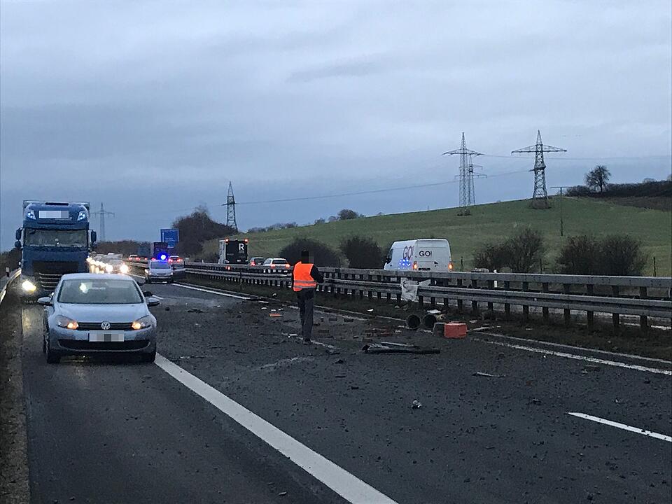 A73 gesperrt: Unfall zwischen Lichtenfels und Bamberg