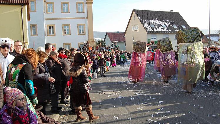 Faschingszug in Thulba  Foto: Günther Straub