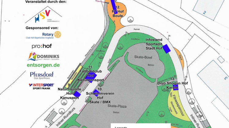 Hof: Sportverband lädt zu großer Messe ein - Sport und Bühnenprogramm am Eisteich