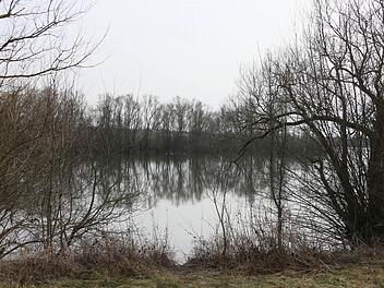 An dieser Stelle wurde die Leiche Montagnachmittag entdeckt und geborgen. Foto: Matthias Hoch