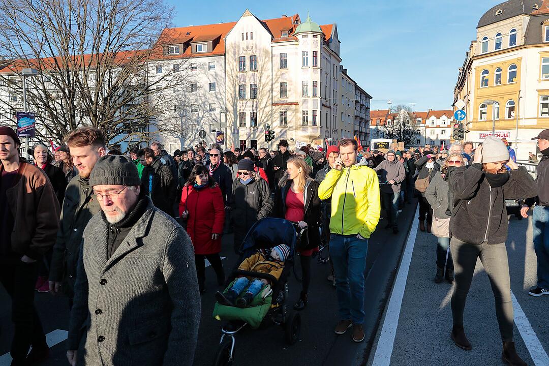 Fest der Demokratie, III. Weg und Anti-Nazi-Demonstrationen in Bamberg