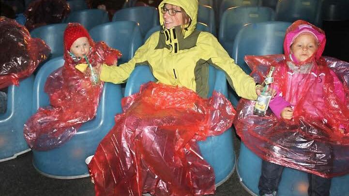 Trotz des Regens galt: Bangemachen gilt nicht!  Foto: Veronika Schadeck