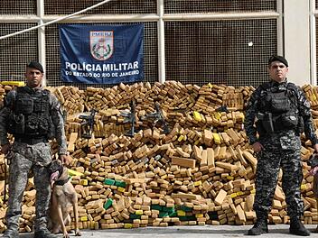 Rekordfund in Rio: Fast 50 Tonnen Marihuana