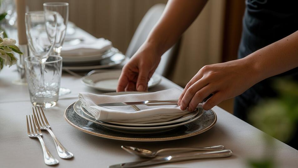 Kennst du die geheimen Besteck-Codes im Restaurant?