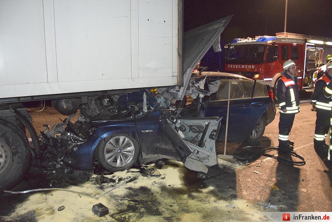Schwerer Unfall auf der A3 bei Würzburg