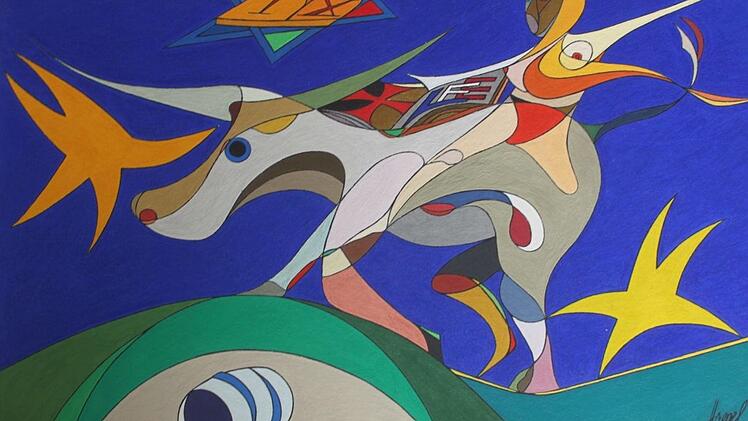 An den Duktus von Picasso erinnert Wilhelm Haegels "Europa". Foto: Matthias Einwag