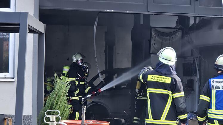 Werkstatt-Brand im Kreis Fürth