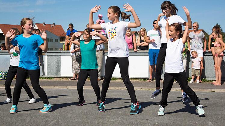 Auftritt der Kindertanzgruppe des TVM Foto: Klaus Gagel