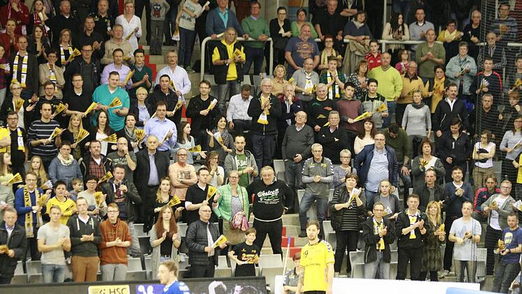 Natürlich hofft der HSC 2000 Coburg am Sonntag auch wieder auf seine Fans, die die Mannschaft von Jan Gorr zu Höchstleistungen antreiben sollen. Fotos: Iris Bilek