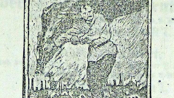 Drei Tage vor dem Weißen Montag erschien im Wiesent-Boten (25. März 1919) diese Notiz, die die angespannte Situation verdeutlichte.  Repro: Manfred Franze