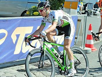 Der Schweizer im Team Vorarlberg, Nicolas Winter, war auf der dritten Etappe bei der Iran-Rundfahrt bester seiner Mannschaft.  Foto: pr