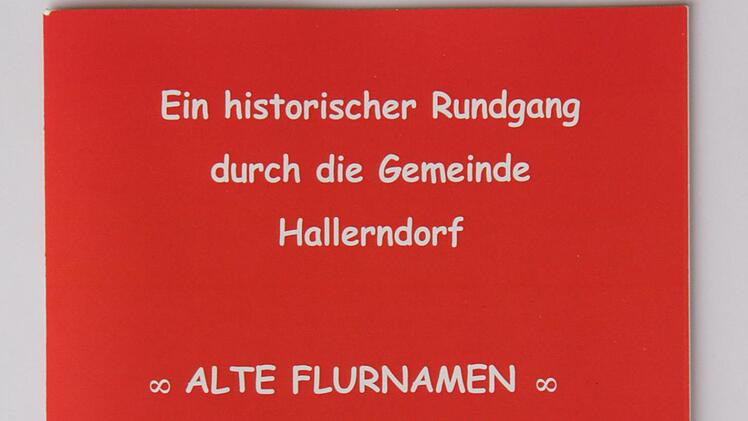 Die Broschüre von Hans Schaub Foto: Mathias Erlwein