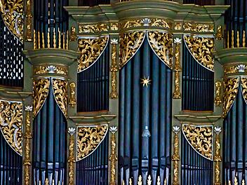 Die Schuke-Orgel in der Coburger Morizkirche soll zwei neue Pedalregister erhalten, um den Gesamtklang in der Tiefe abzurunden.Foto: Jochen Berger
