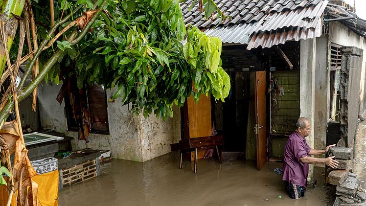 Überschwemmungen auf Bali
