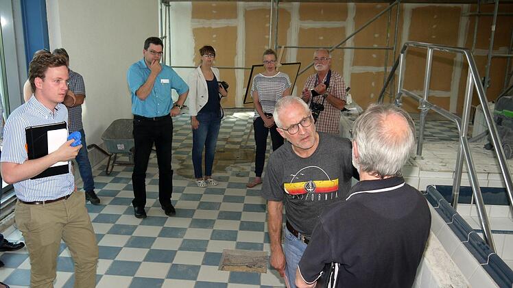 Derzeit noch eine Baustelle: der künftige Ruhebereich für Saunagäste der "Therme Natur" in Bad Rodach. Foto: Berthold Köhler