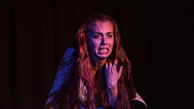 Ulrike Barz-Murauer beeindruckt das Publikum als Darstellerin in "Coburg, Deine Frauen". Foto: Jochen Berger