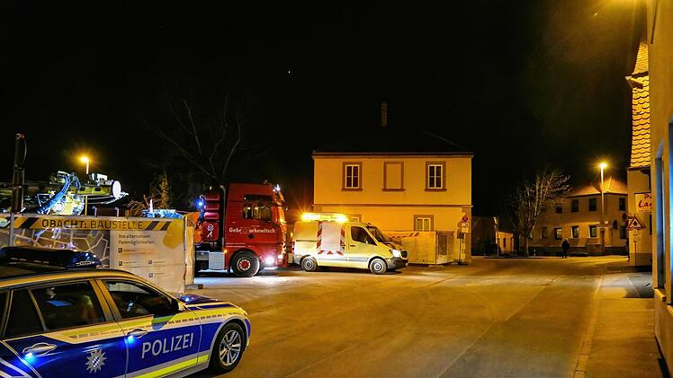 Die Polizei eskortierte den Transport.