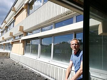 Stefan Richter hat große Pläne mit dem alten BBZ.  Foto: Heike Beudert