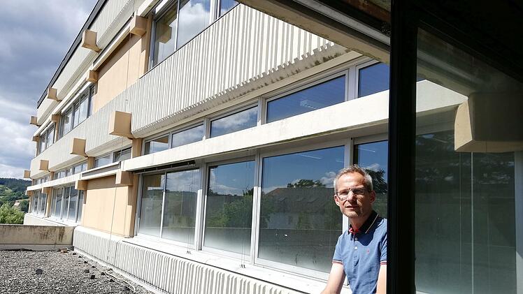 Stefan Richter hat große Pläne mit dem alten BBZ.  Foto: Heike Beudert