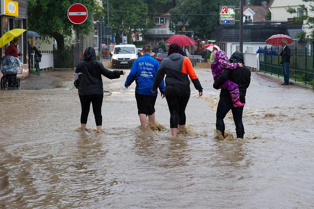 Dauerregen: Hochwasser in Teilen Deutschlands