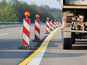 Symbolbild: Baumaßnahmen, Baustelle, Autobahn