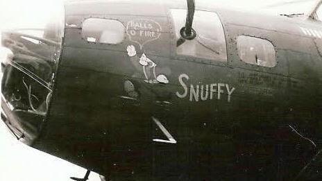 Die Spitze des Flugzeugs aus der Nähe
