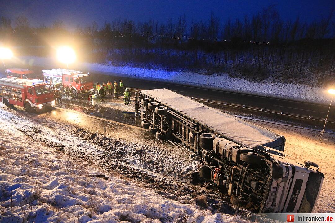 Unfall auf der A73 bei Hirschaid