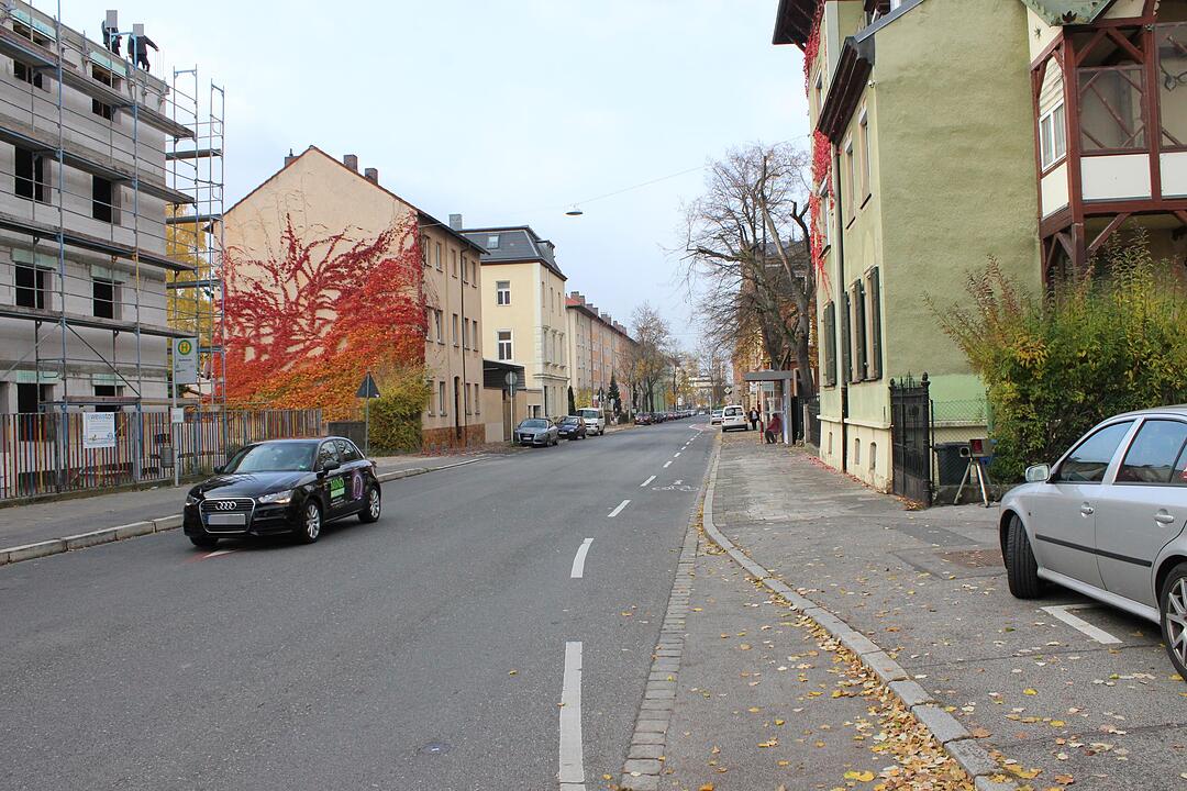 30.10.2015 Bamberg - Pödeldorfer Straße stadteinwärts