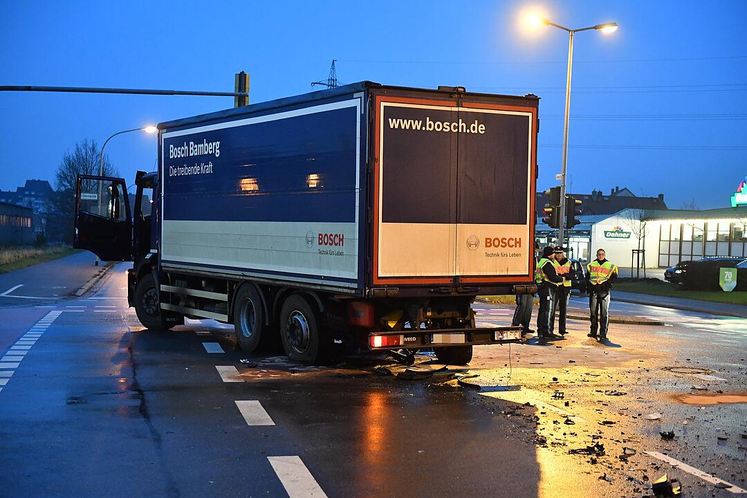Schwerer Unfall auf dem Berliner Ring in Bamberg