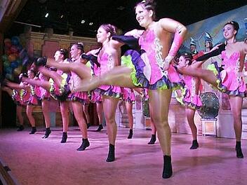 Nicht nur Spott, sondern auch Sport wurde geboten