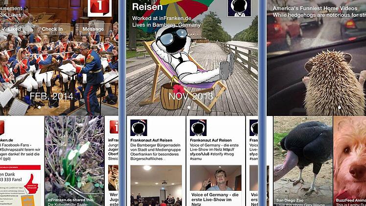 Screenshot: Facebook "Paper" für iPhone / Bearbeitung: Tobias Stich