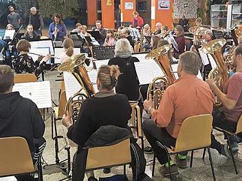 Die Musikvereinigung Ebensfeld ist nach einem Probenwochenende bestens vorbereitet für das Jahreskonzert am Sonntag, 17. November. Foto: Otto Weidner