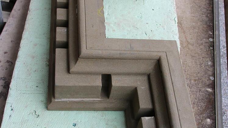 Zwei Tage Arbeit stecken in diesem Ornament. Foto: Ralf Ruppert