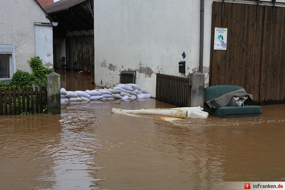 Hochwasser Landkreis Bamberg III - Oberhaid