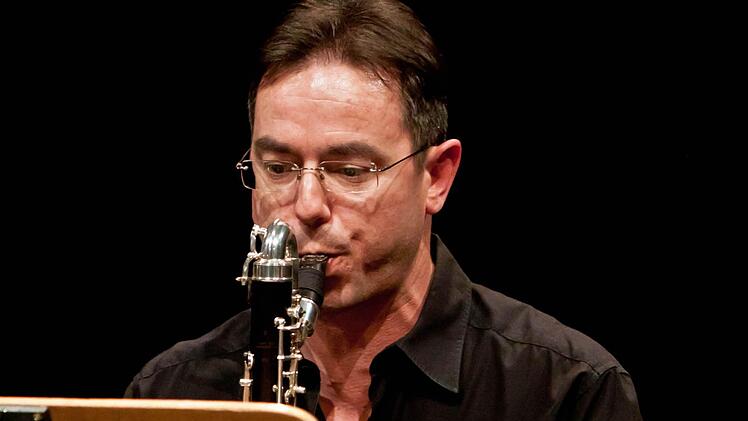Andreas Blohmann an der Bassklarinette