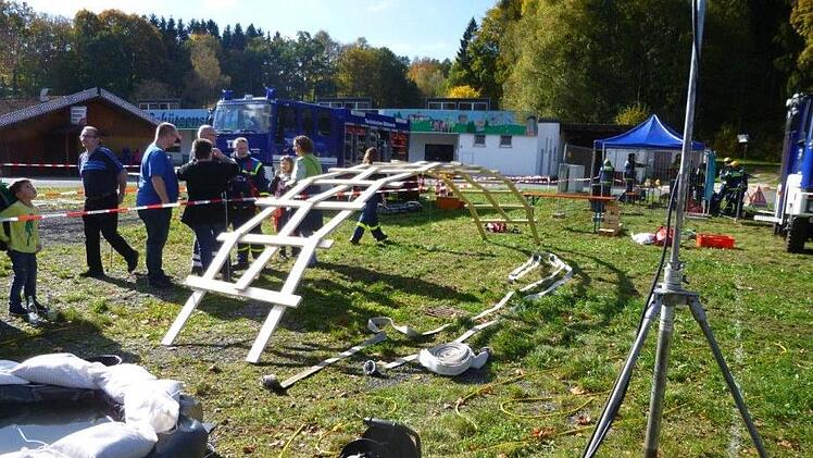 Impressionen vom THW-Wettkampf. Foto: Haju Badura