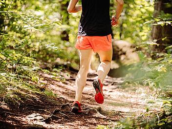 Trail Running braucht keine Berge, jeder Waldweg bietet sich dafür an.