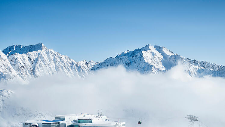 3S Bahn Stubaier Gletscher_Bergstation