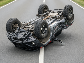 200 Euro Schaden an Quad bei Unfall im Kreis Bamberg