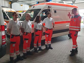 BRK Erlangen-H&ouml;chstadt r&uuml;ckt zu Einsatz nach Schwaben aus