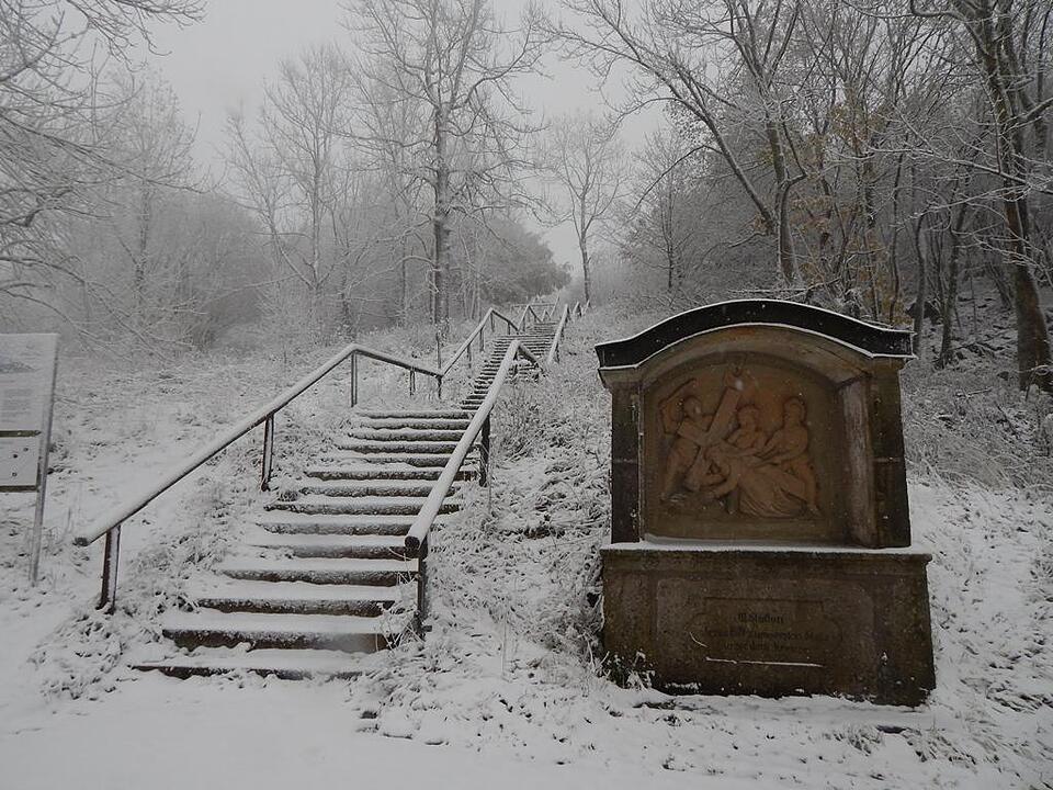 Erster Schnee in Oberfranken