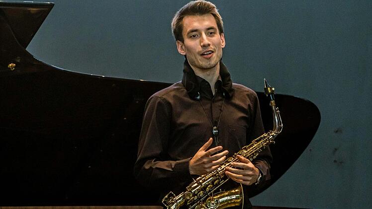 Duo Sax: Johannes Pfeuffer (Saxofon) und Andrei Bancio (Klavier) gastierten bei der Gesellschaft der Musikfreunde. Foto: Jochen Berger