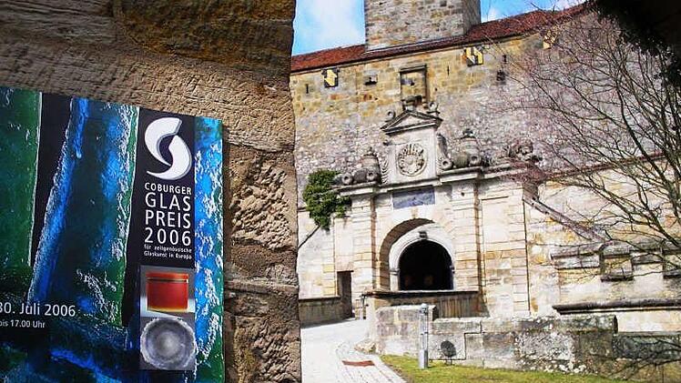 2006 fand der 3. Coburger Glaspreis auf der Veste statt. Die vierte Auflage findet im Jahr 2014 von Mitte April bis September statt.Foto: Archiv/Jochen Berger