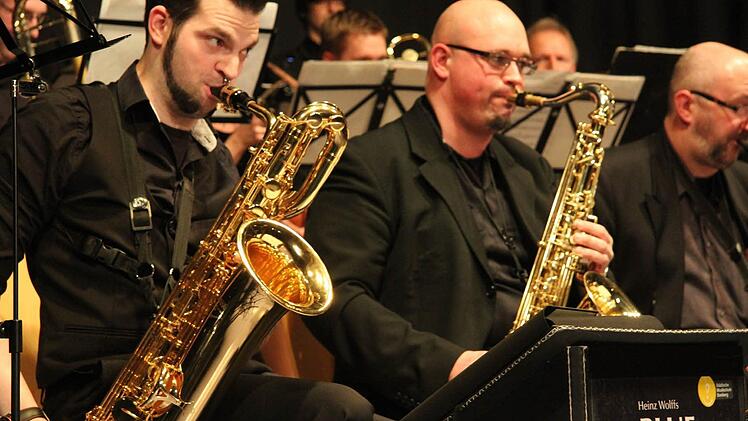 Das Blue-Train-Orchestra der Städtischen Musikschule Bamberg setzte hohe Maßstäbe. Foto: Sonja Adam
